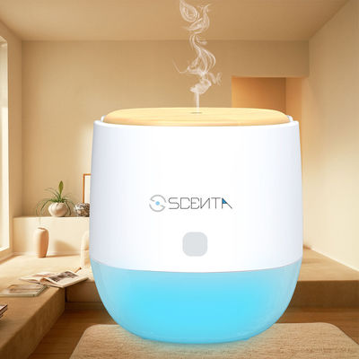 SCENTA Bluetooth Control LED Light 30ml Wood Essential Oil Diffuser For Bedroom