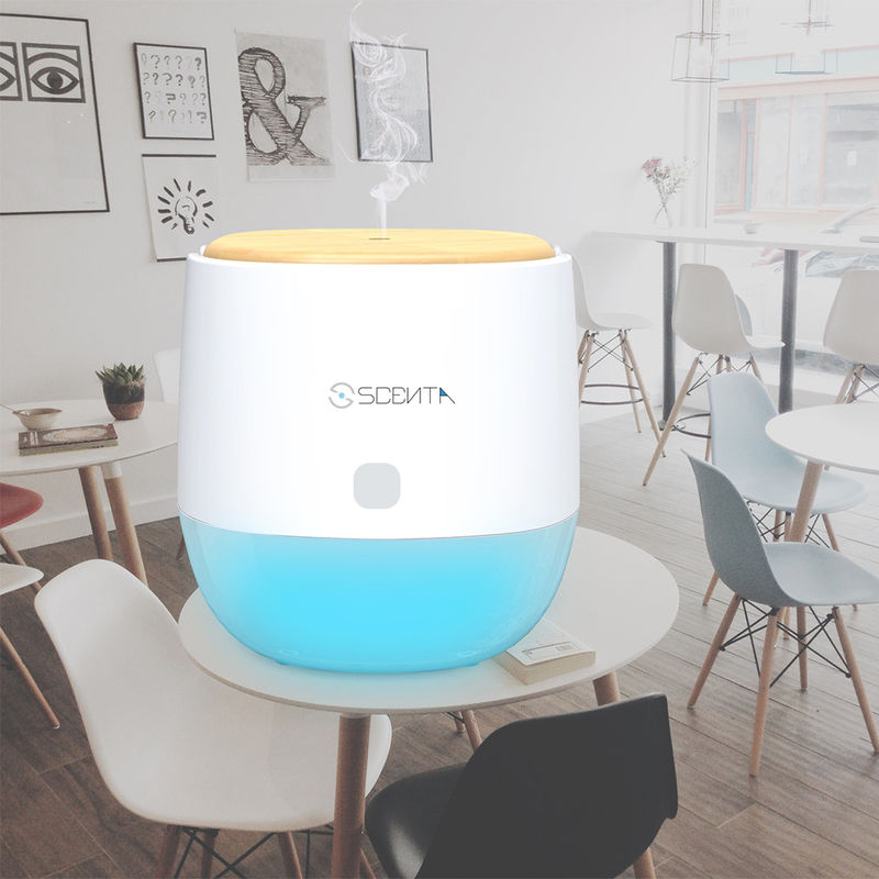 SCENTA Bluetooth Control LED Light 30ml Wood Essential Oil Diffuser For Bedroom